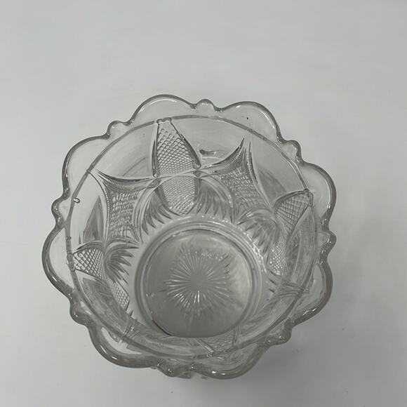 Vintage Early American Pressed Glass biscuit jar- without lid - Picture 4 of 10